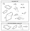 Gasket Set Diagram and Parts List for 090202-0104-01  Briggs and Stratton Engine